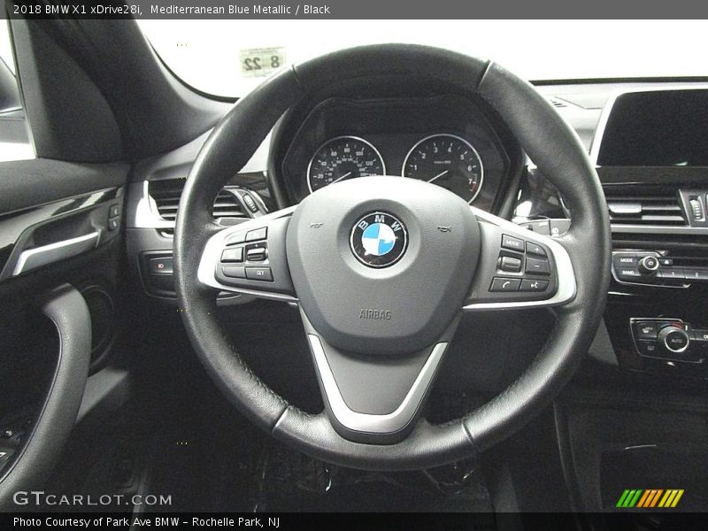Mediterranean Blue Metallic / Black 2018 BMW X1 xDrive28i