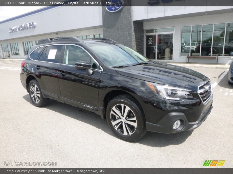 Crystal Black Silica / Black 2018 Subaru Outback 3.6R Limited