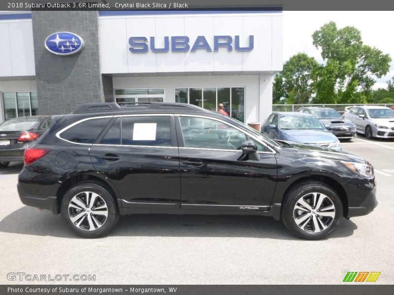 Crystal Black Silica / Black 2018 Subaru Outback 3.6R Limited