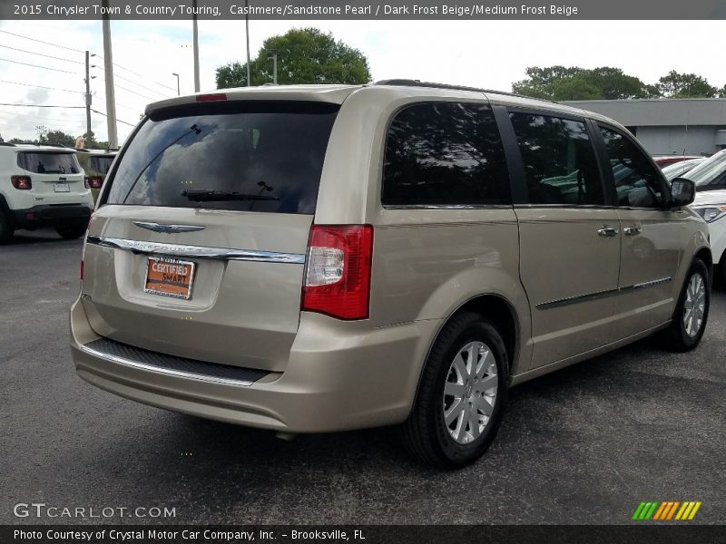 Cashmere/Sandstone Pearl / Dark Frost Beige/Medium Frost Beige 2015 Chrysler Town & Country Touring