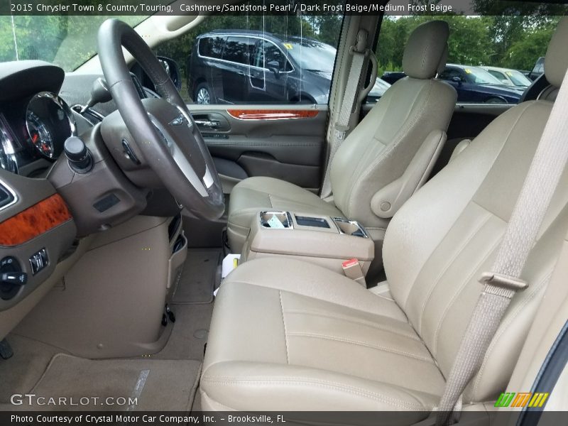 Cashmere/Sandstone Pearl / Dark Frost Beige/Medium Frost Beige 2015 Chrysler Town & Country Touring