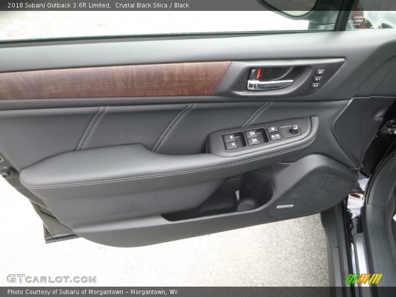 Crystal Black Silica / Black 2018 Subaru Outback 3.6R Limited
