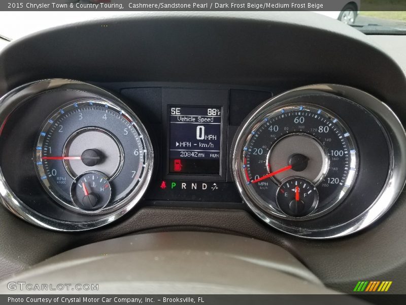 Cashmere/Sandstone Pearl / Dark Frost Beige/Medium Frost Beige 2015 Chrysler Town & Country Touring