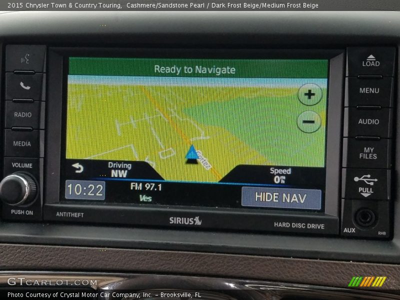 Cashmere/Sandstone Pearl / Dark Frost Beige/Medium Frost Beige 2015 Chrysler Town & Country Touring