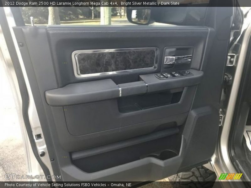 Bright Silver Metallic / Dark Slate 2012 Dodge Ram 2500 HD Laramie Longhorn Mega Cab 4x4