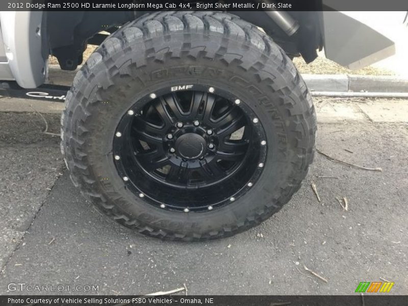 Bright Silver Metallic / Dark Slate 2012 Dodge Ram 2500 HD Laramie Longhorn Mega Cab 4x4