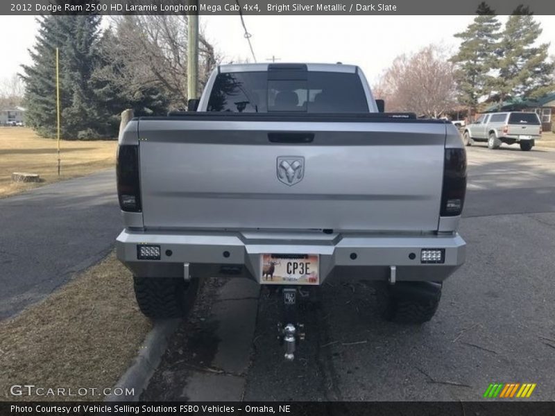 Bright Silver Metallic / Dark Slate 2012 Dodge Ram 2500 HD Laramie Longhorn Mega Cab 4x4
