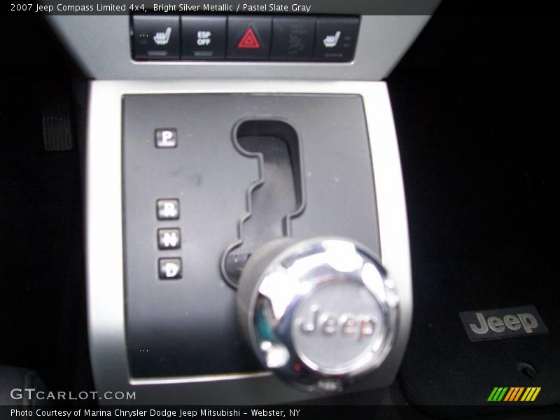 Bright Silver Metallic / Pastel Slate Gray 2007 Jeep Compass Limited 4x4