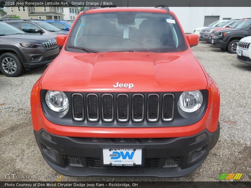 Omaha Orange / Black 2018 Jeep Renegade Latitude 4x4