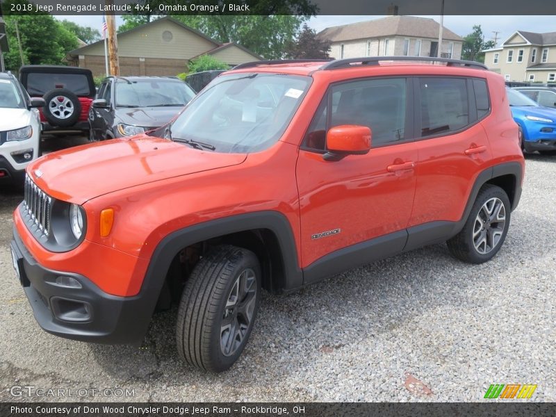 Omaha Orange / Black 2018 Jeep Renegade Latitude 4x4