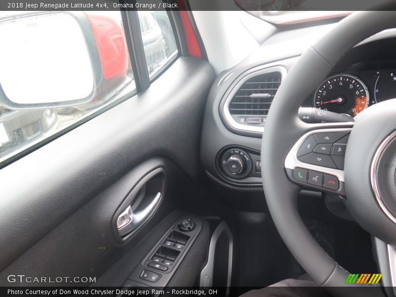 Omaha Orange / Black 2018 Jeep Renegade Latitude 4x4