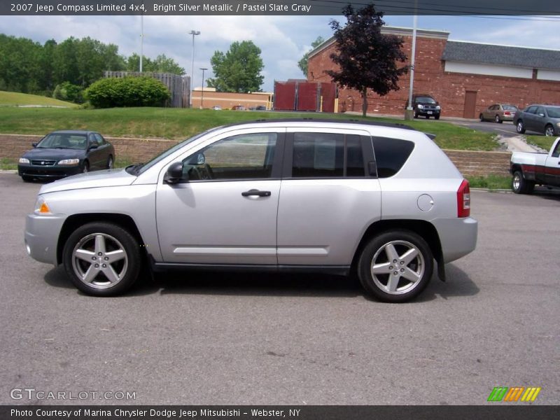 Bright Silver Metallic / Pastel Slate Gray 2007 Jeep Compass Limited 4x4