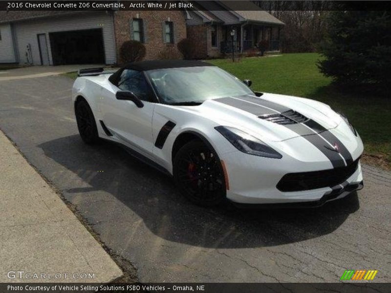 Arctic White / Jet Black 2016 Chevrolet Corvette Z06 Convertible