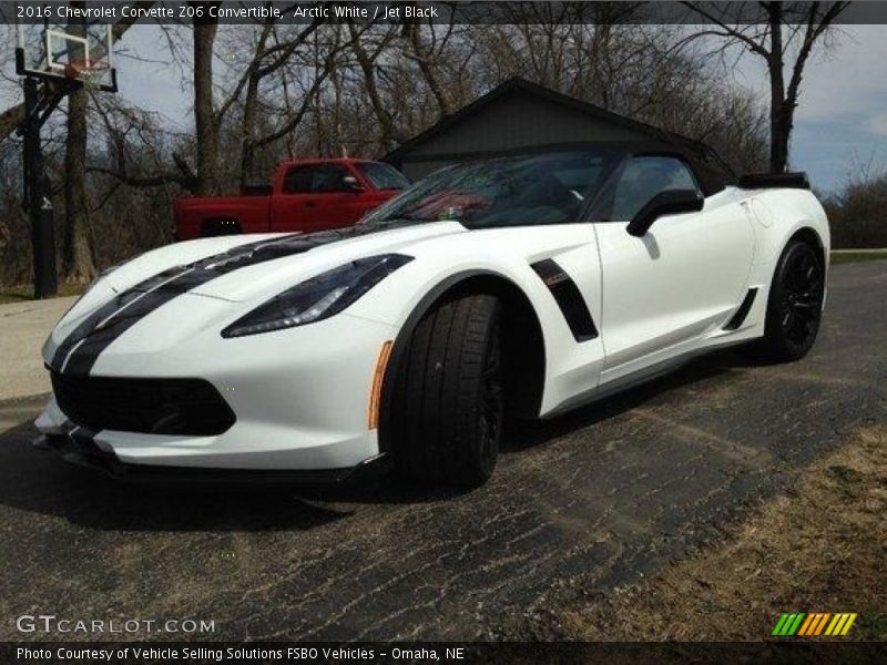 Arctic White / Jet Black 2016 Chevrolet Corvette Z06 Convertible