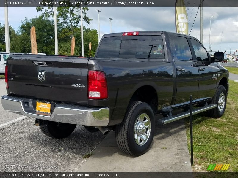 Granite Crystal Metallic / Brown/Light Frost Beige 2018 Ram 2500 SLT Crew Cab 4x4