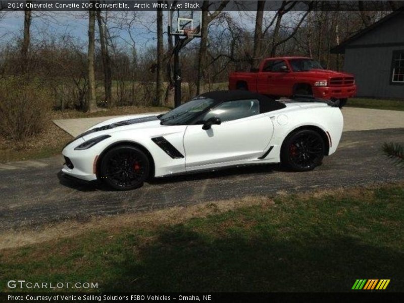 Arctic White / Jet Black 2016 Chevrolet Corvette Z06 Convertible