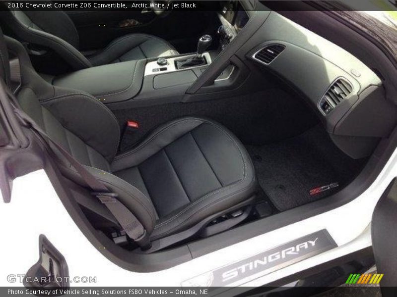 Arctic White / Jet Black 2016 Chevrolet Corvette Z06 Convertible