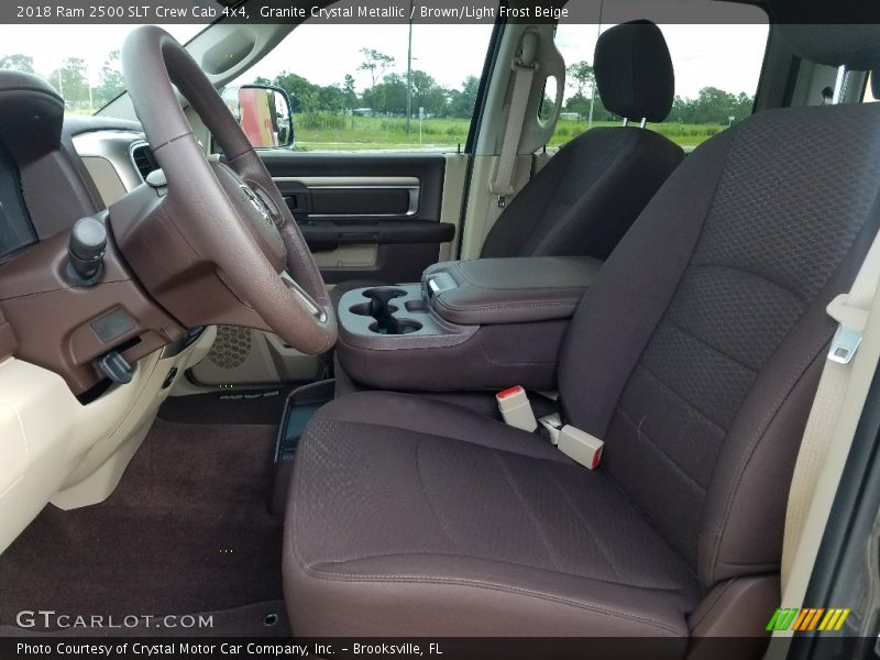 Granite Crystal Metallic / Brown/Light Frost Beige 2018 Ram 2500 SLT Crew Cab 4x4