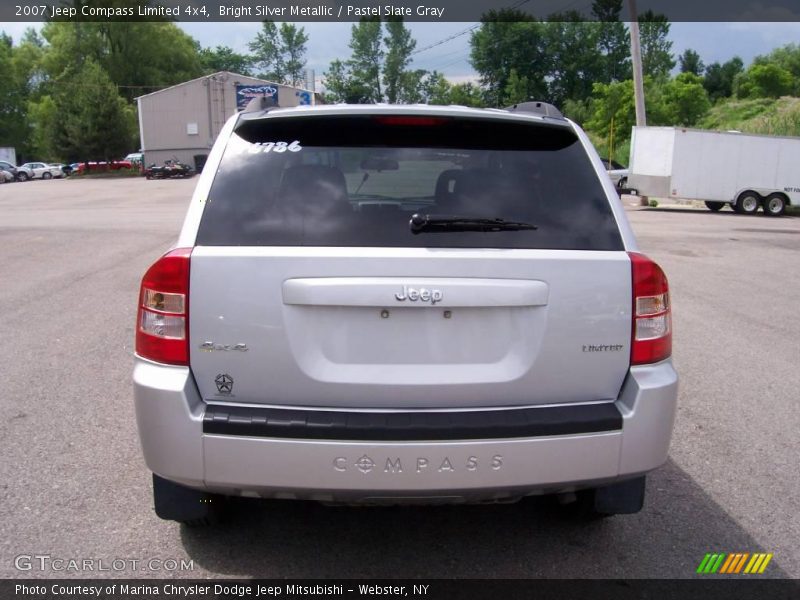 Bright Silver Metallic / Pastel Slate Gray 2007 Jeep Compass Limited 4x4