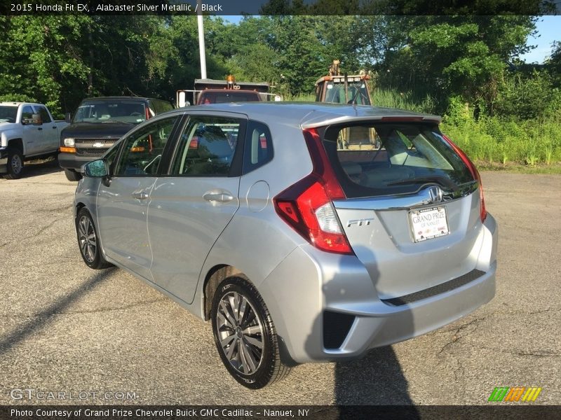 Alabaster Silver Metallic / Black 2015 Honda Fit EX