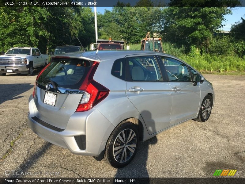Alabaster Silver Metallic / Black 2015 Honda Fit EX