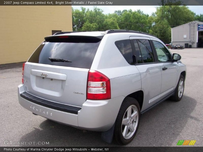 Bright Silver Metallic / Pastel Slate Gray 2007 Jeep Compass Limited 4x4