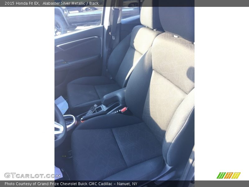 Alabaster Silver Metallic / Black 2015 Honda Fit EX