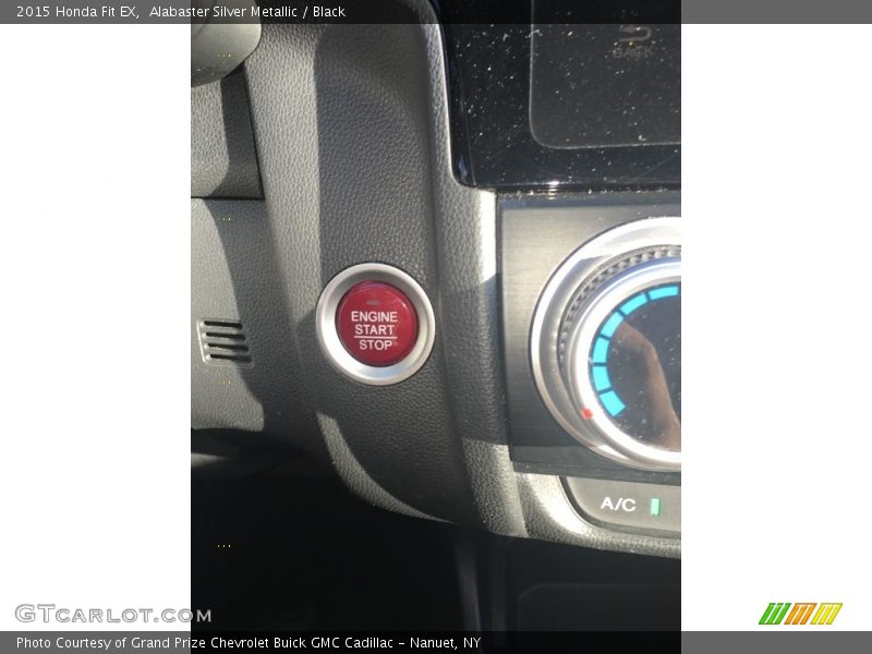 Alabaster Silver Metallic / Black 2015 Honda Fit EX