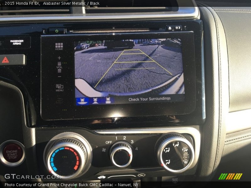 Alabaster Silver Metallic / Black 2015 Honda Fit EX