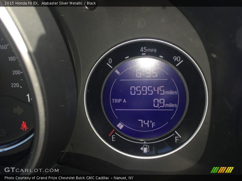 Alabaster Silver Metallic / Black 2015 Honda Fit EX