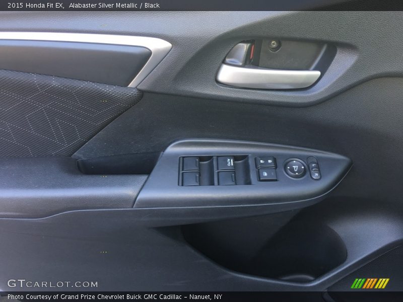 Alabaster Silver Metallic / Black 2015 Honda Fit EX