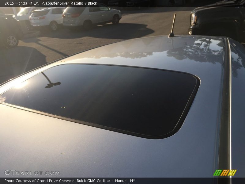 Alabaster Silver Metallic / Black 2015 Honda Fit EX