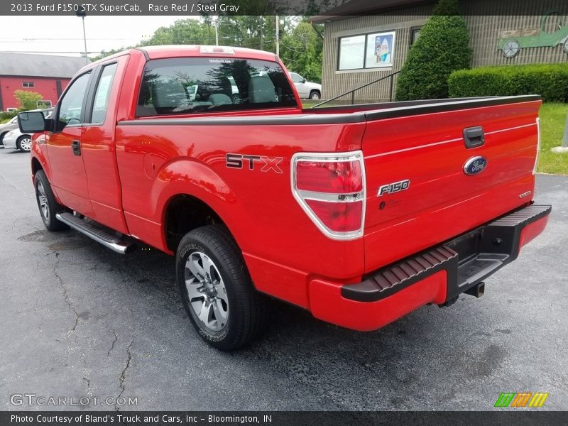 Race Red / Steel Gray 2013 Ford F150 STX SuperCab