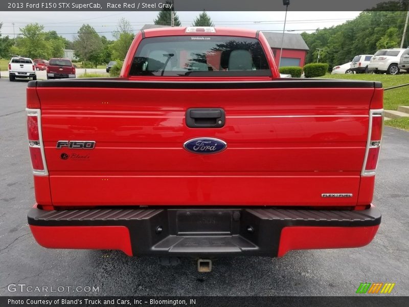 Race Red / Steel Gray 2013 Ford F150 STX SuperCab