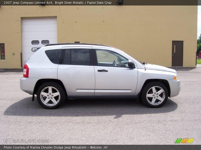 Bright Silver Metallic / Pastel Slate Gray 2007 Jeep Compass Limited 4x4