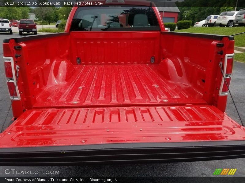 Race Red / Steel Gray 2013 Ford F150 STX SuperCab