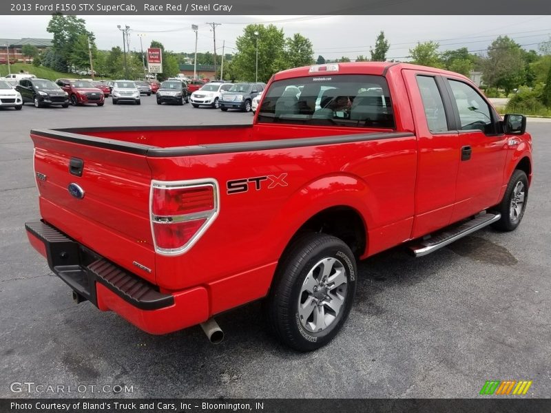 Race Red / Steel Gray 2013 Ford F150 STX SuperCab