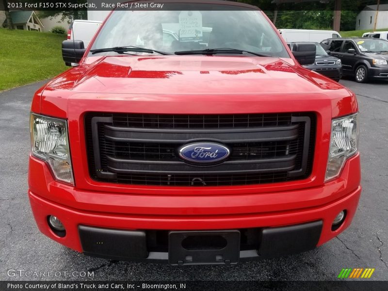 Race Red / Steel Gray 2013 Ford F150 STX SuperCab