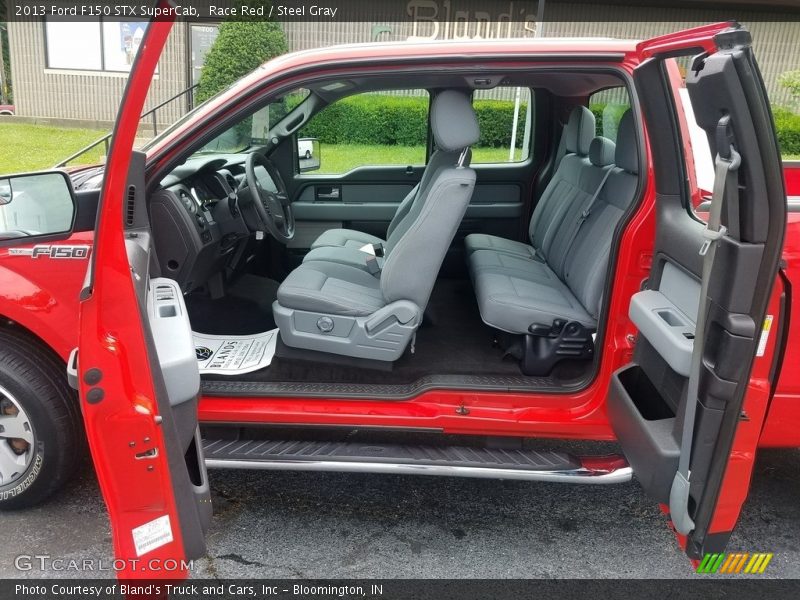 Race Red / Steel Gray 2013 Ford F150 STX SuperCab