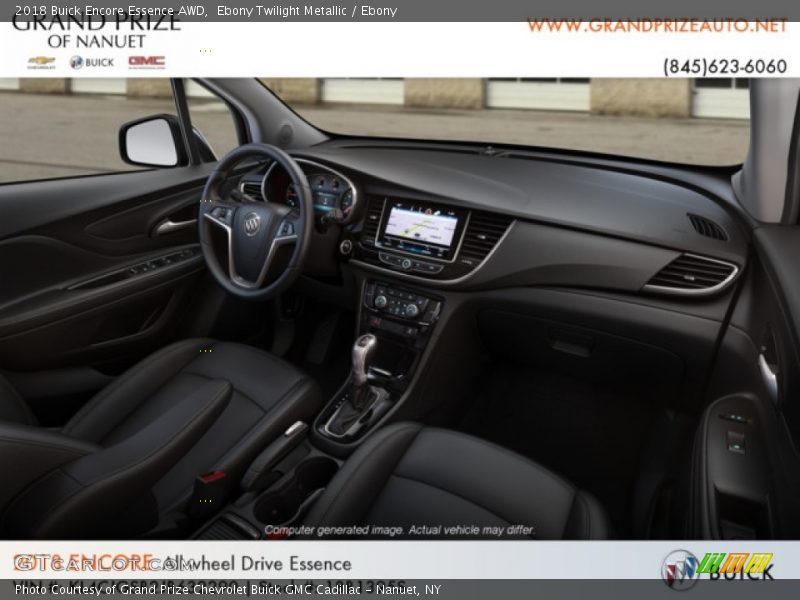 Ebony Twilight Metallic / Ebony 2018 Buick Encore Essence AWD