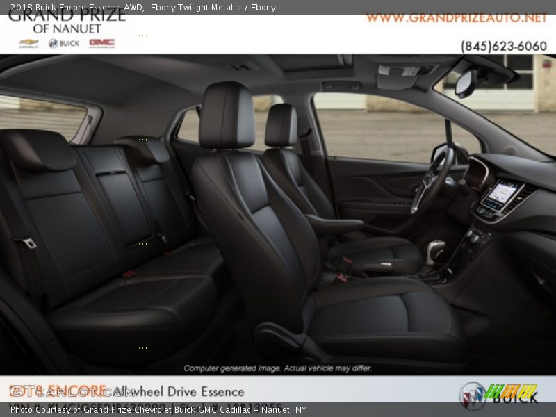 Ebony Twilight Metallic / Ebony 2018 Buick Encore Essence AWD