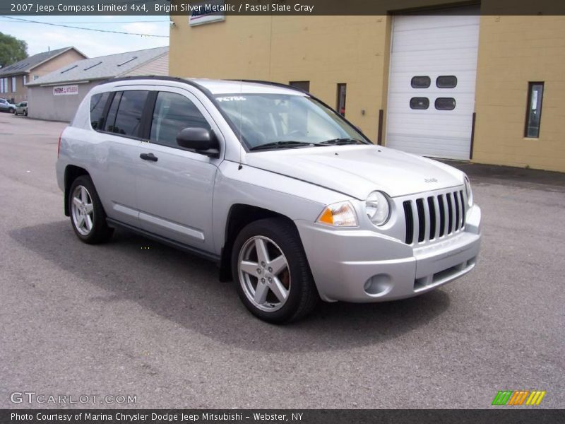 Bright Silver Metallic / Pastel Slate Gray 2007 Jeep Compass Limited 4x4