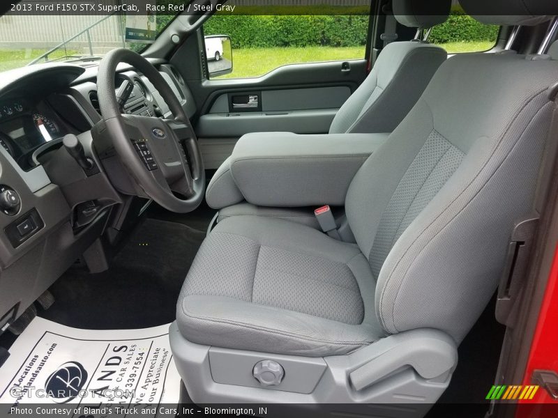 Race Red / Steel Gray 2013 Ford F150 STX SuperCab