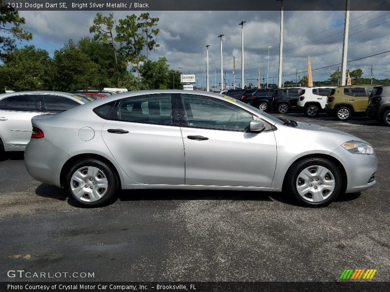 Bright Silver Metallic / Black 2013 Dodge Dart SE