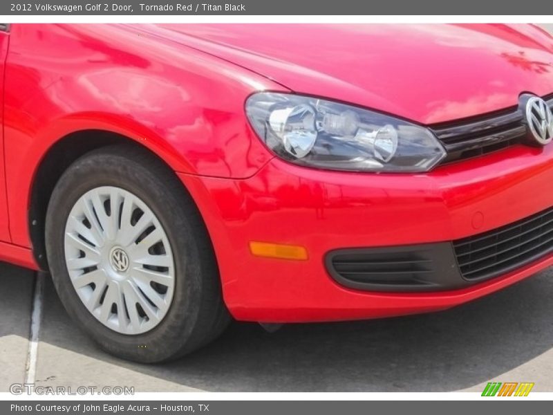 Tornado Red / Titan Black 2012 Volkswagen Golf 2 Door