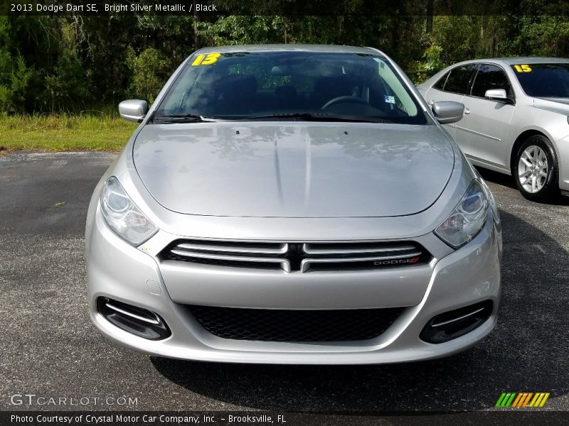 Bright Silver Metallic / Black 2013 Dodge Dart SE