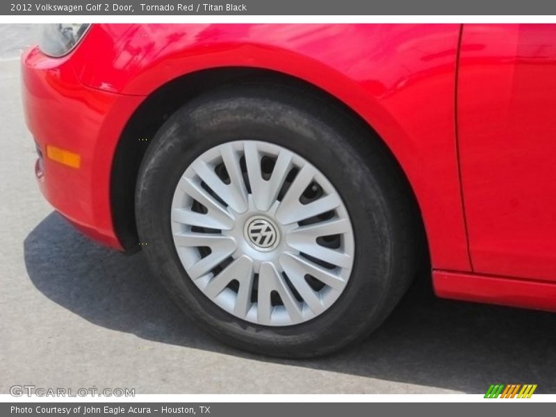 Tornado Red / Titan Black 2012 Volkswagen Golf 2 Door