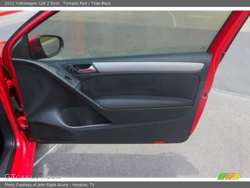Tornado Red / Titan Black 2012 Volkswagen Golf 2 Door