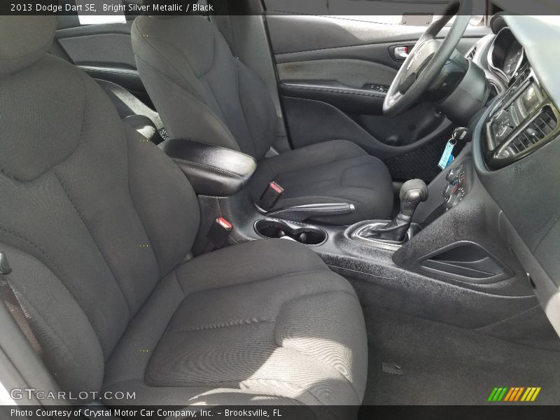 Bright Silver Metallic / Black 2013 Dodge Dart SE