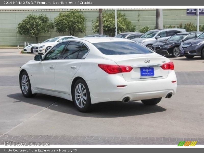 Moonlight White / Graphite 2014 Infiniti Q 50 3.7 Premium